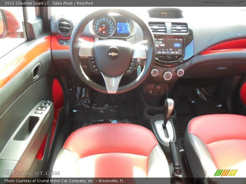 Salsa (Red) / Red/Red 2013 Chevrolet Spark LT