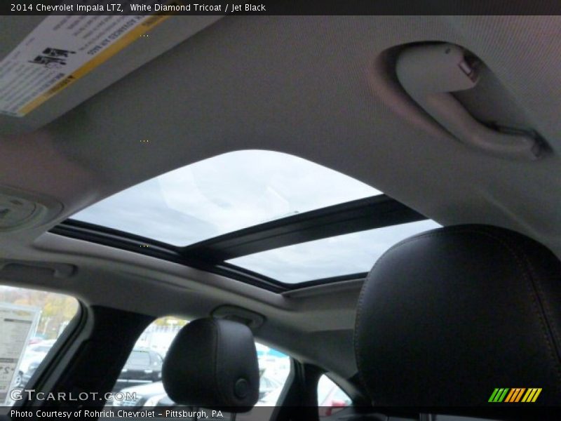 White Diamond Tricoat / Jet Black 2014 Chevrolet Impala LTZ