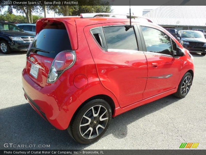Salsa (Red) / Red/Red 2013 Chevrolet Spark LT