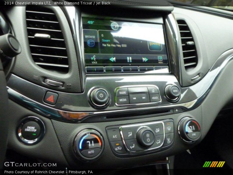 White Diamond Tricoat / Jet Black 2014 Chevrolet Impala LTZ