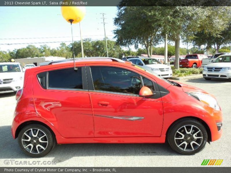 Salsa (Red) / Red/Red 2013 Chevrolet Spark LT