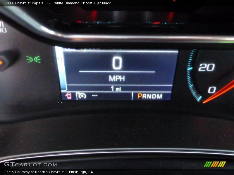 White Diamond Tricoat / Jet Black 2014 Chevrolet Impala LTZ