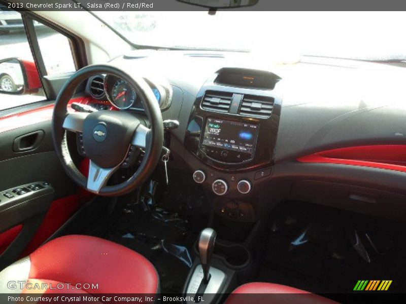 Salsa (Red) / Red/Red 2013 Chevrolet Spark LT
