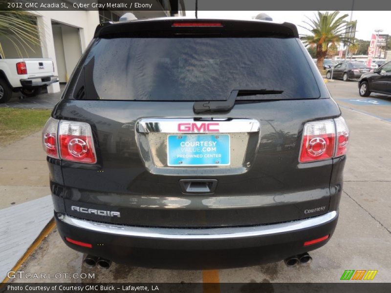 Cyber Gray Metallic / Ebony 2012 GMC Acadia SL