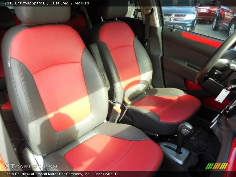Salsa (Red) / Red/Red 2013 Chevrolet Spark LT