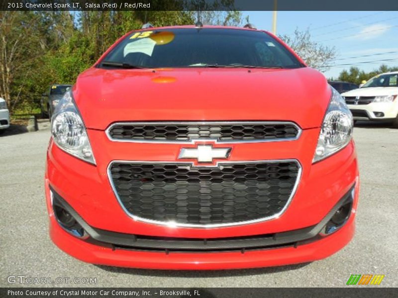 Salsa (Red) / Red/Red 2013 Chevrolet Spark LT