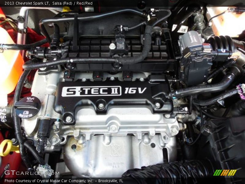 Salsa (Red) / Red/Red 2013 Chevrolet Spark LT