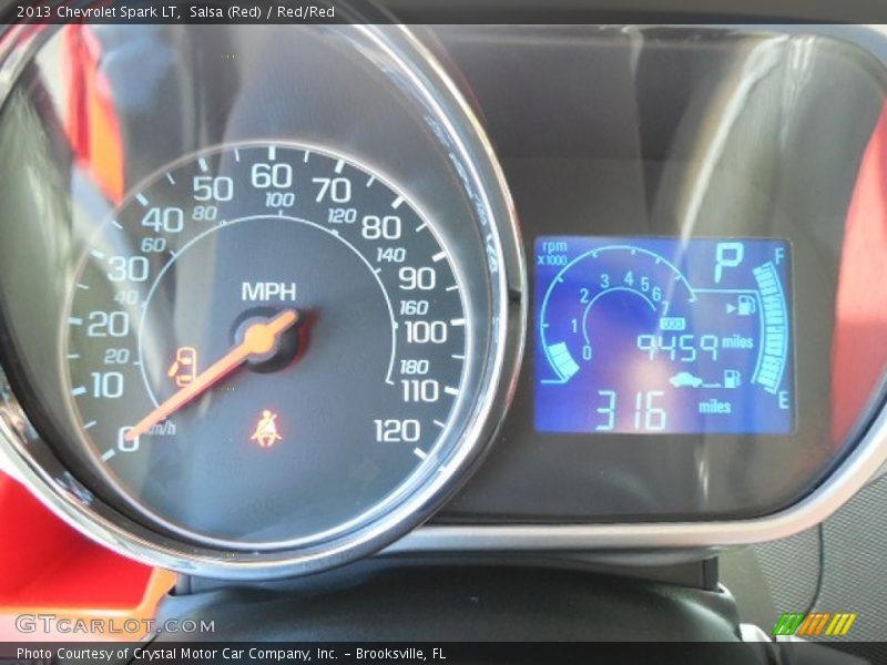 Salsa (Red) / Red/Red 2013 Chevrolet Spark LT