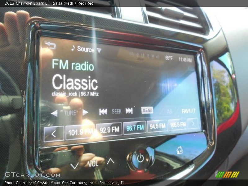 Salsa (Red) / Red/Red 2013 Chevrolet Spark LT