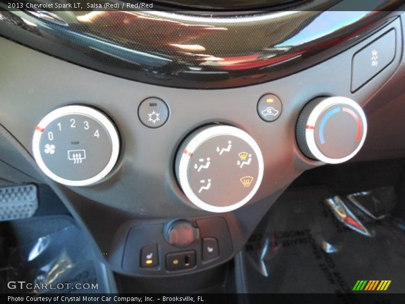 Salsa (Red) / Red/Red 2013 Chevrolet Spark LT