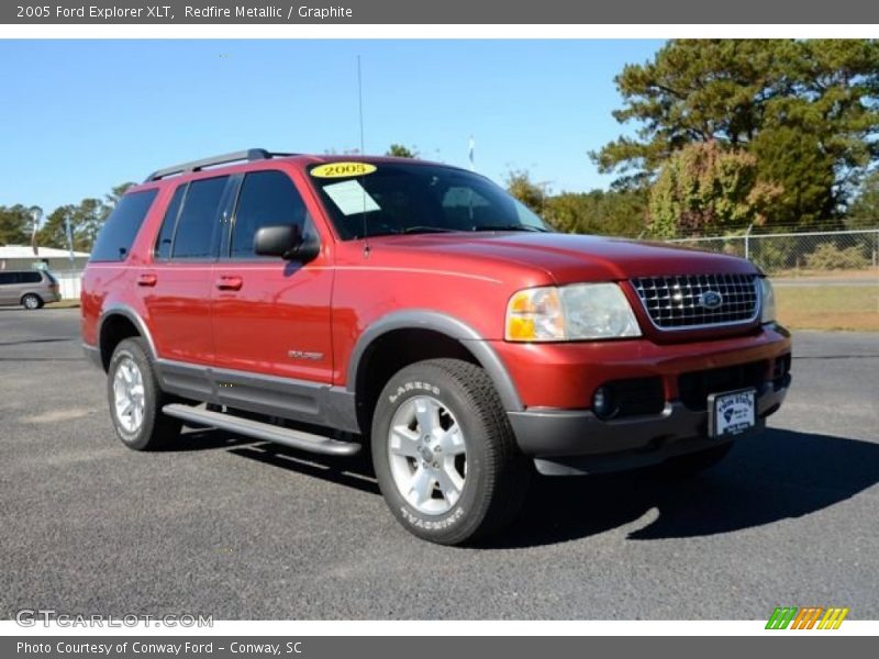 Redfire Metallic / Graphite 2005 Ford Explorer XLT