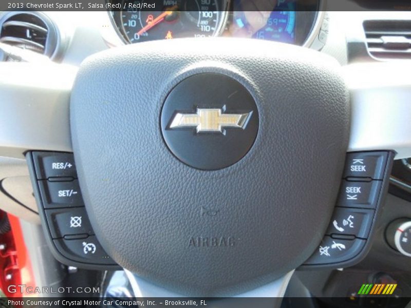 Salsa (Red) / Red/Red 2013 Chevrolet Spark LT