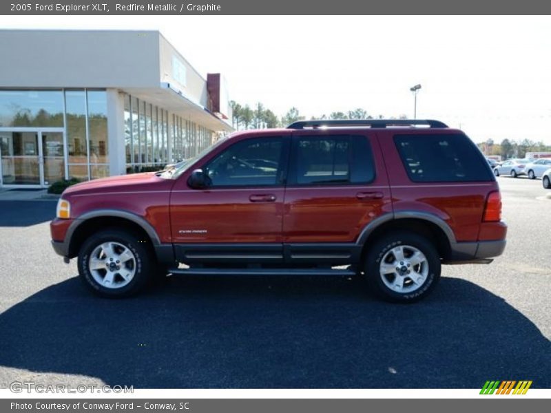 Redfire Metallic / Graphite 2005 Ford Explorer XLT