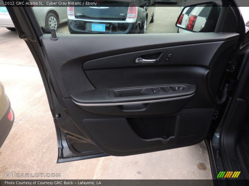 Cyber Gray Metallic / Ebony 2012 GMC Acadia SL