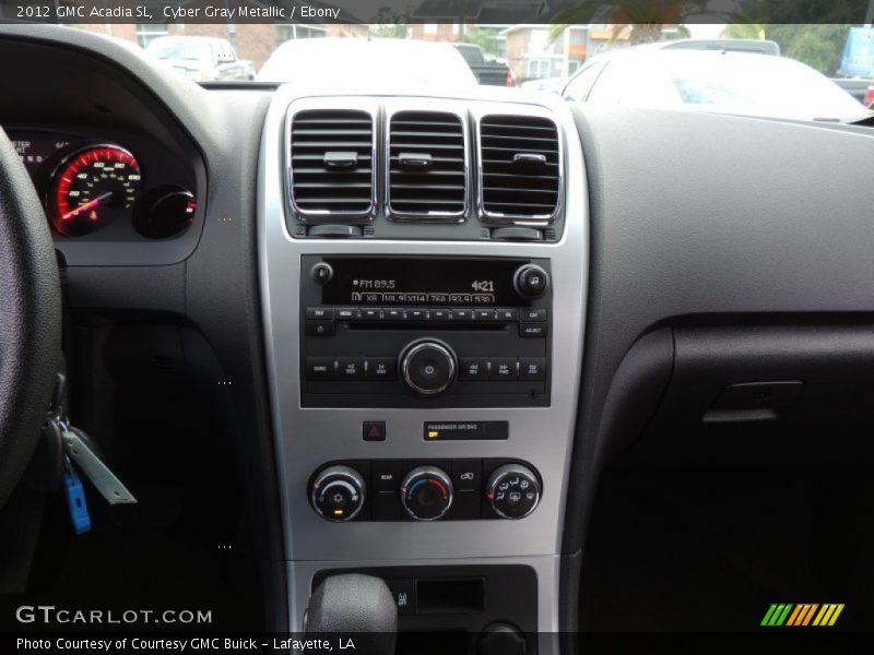 Cyber Gray Metallic / Ebony 2012 GMC Acadia SL