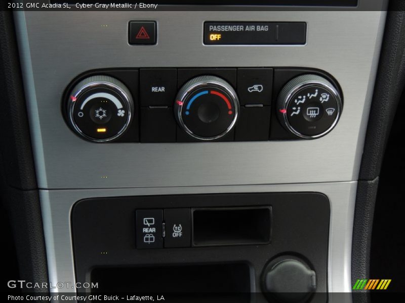 Cyber Gray Metallic / Ebony 2012 GMC Acadia SL