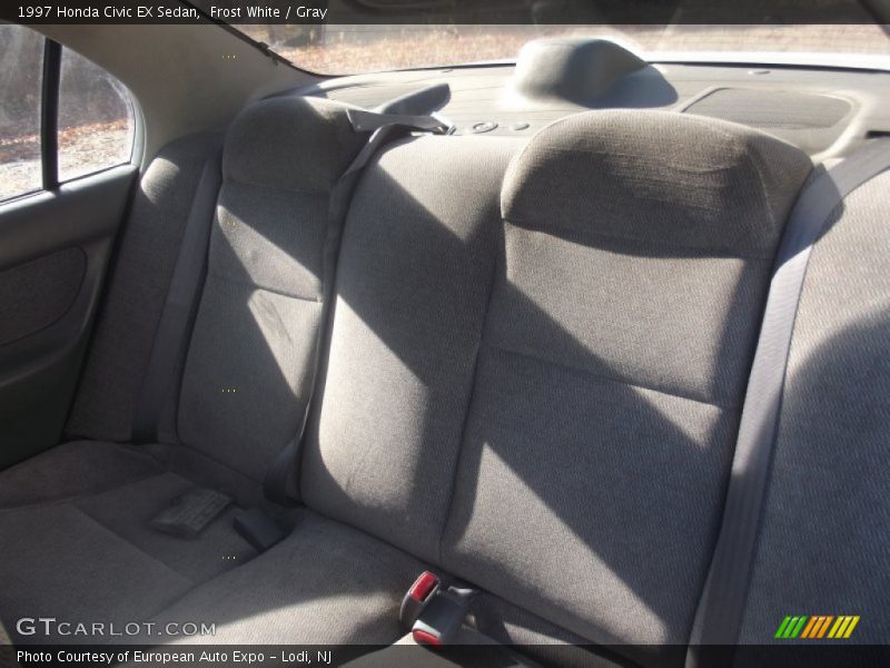 Frost White / Gray 1997 Honda Civic EX Sedan