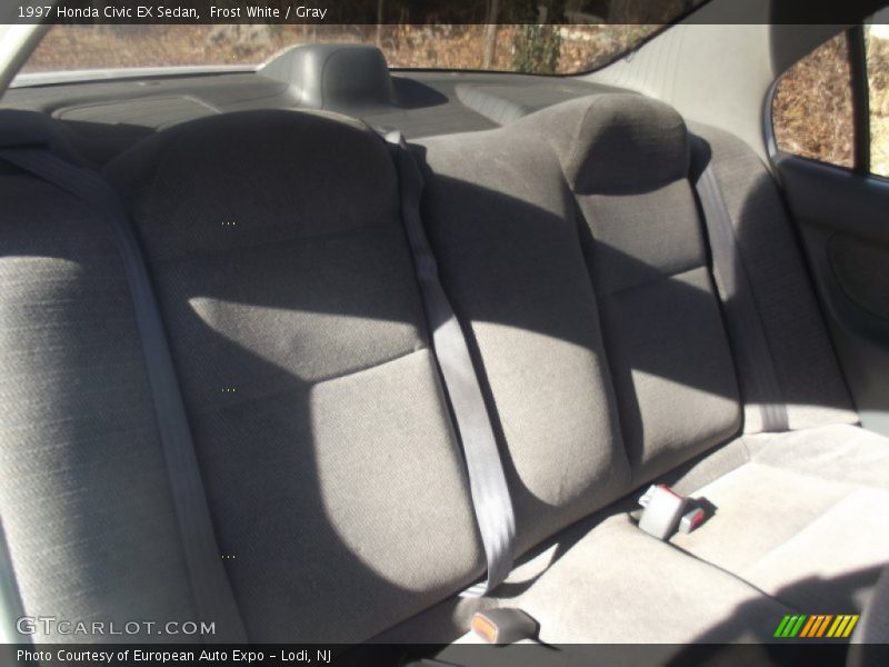 Frost White / Gray 1997 Honda Civic EX Sedan