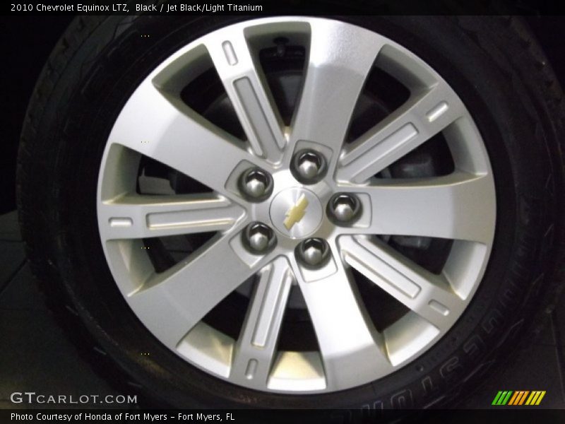 Black / Jet Black/Light Titanium 2010 Chevrolet Equinox LTZ