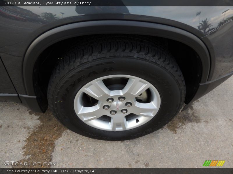 Cyber Gray Metallic / Ebony 2012 GMC Acadia SL