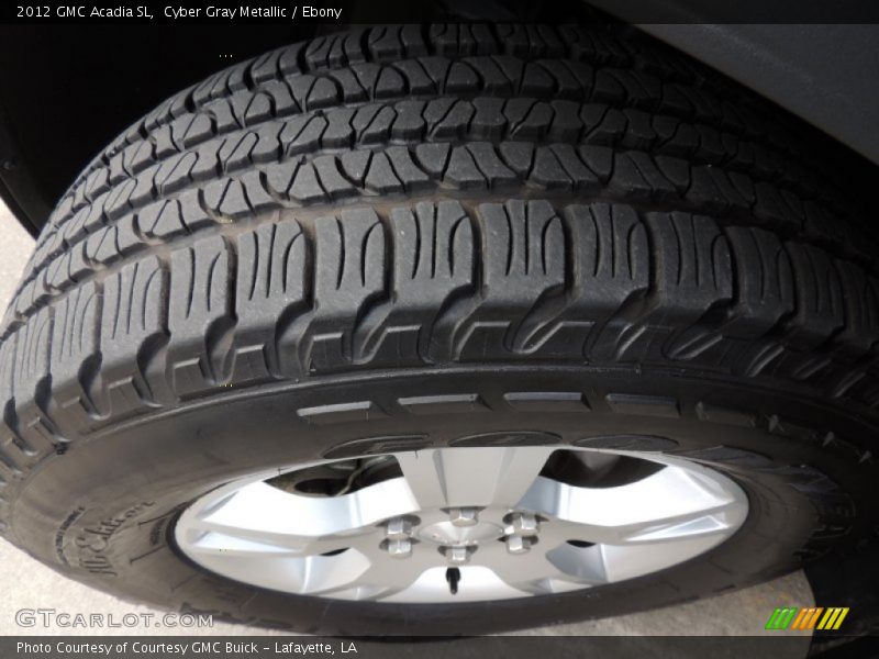 Cyber Gray Metallic / Ebony 2012 GMC Acadia SL