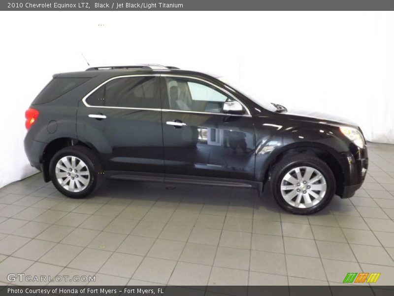 Black / Jet Black/Light Titanium 2010 Chevrolet Equinox LTZ