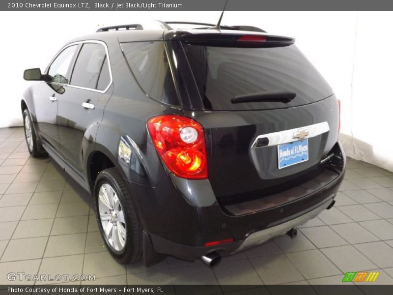 Black / Jet Black/Light Titanium 2010 Chevrolet Equinox LTZ