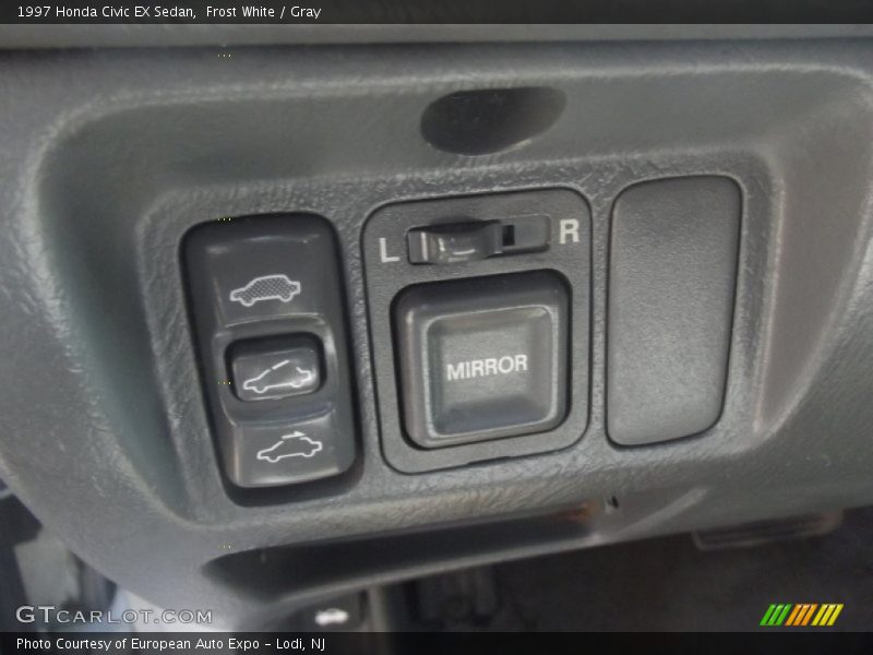 Frost White / Gray 1997 Honda Civic EX Sedan