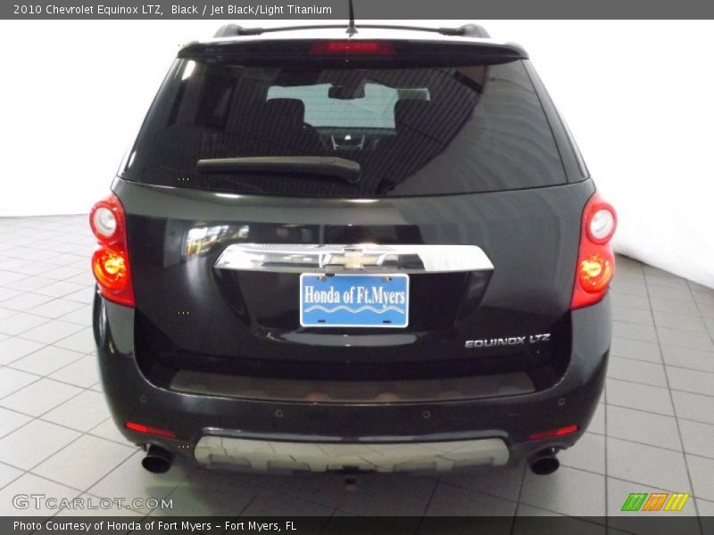 Black / Jet Black/Light Titanium 2010 Chevrolet Equinox LTZ