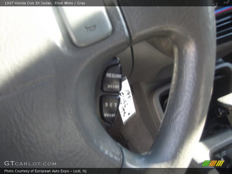 Frost White / Gray 1997 Honda Civic EX Sedan