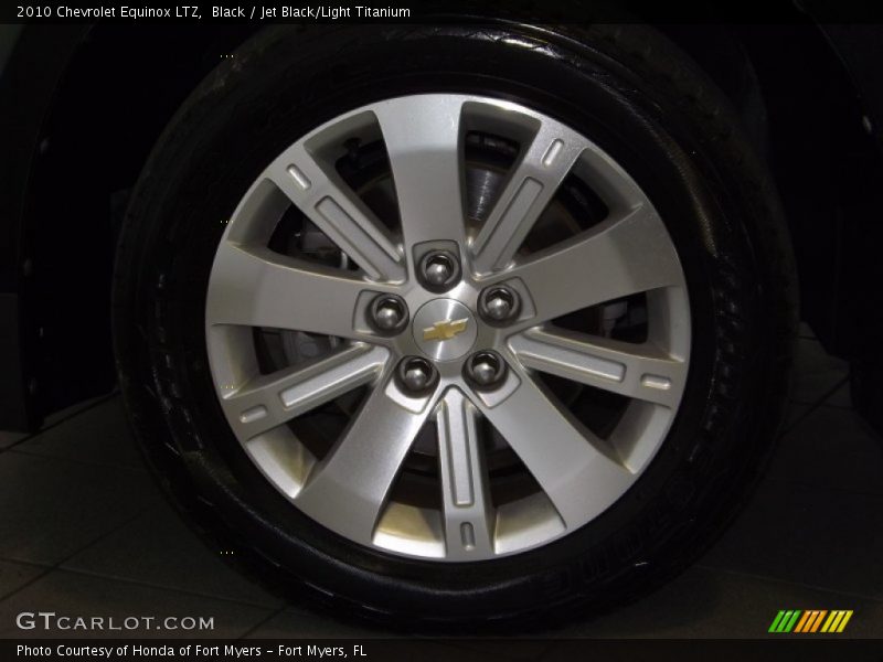 Black / Jet Black/Light Titanium 2010 Chevrolet Equinox LTZ