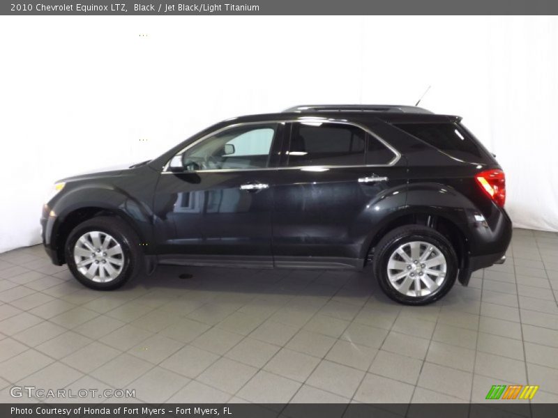 Black / Jet Black/Light Titanium 2010 Chevrolet Equinox LTZ