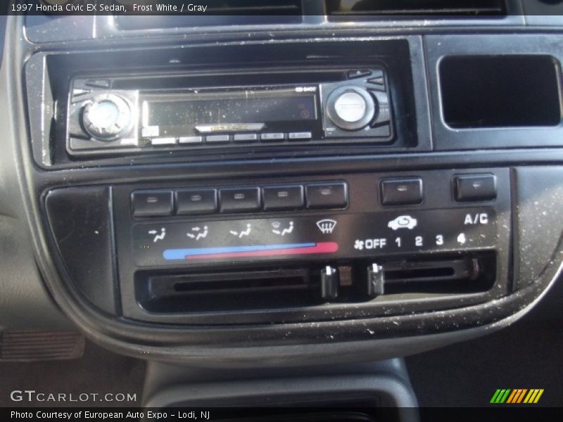 Frost White / Gray 1997 Honda Civic EX Sedan