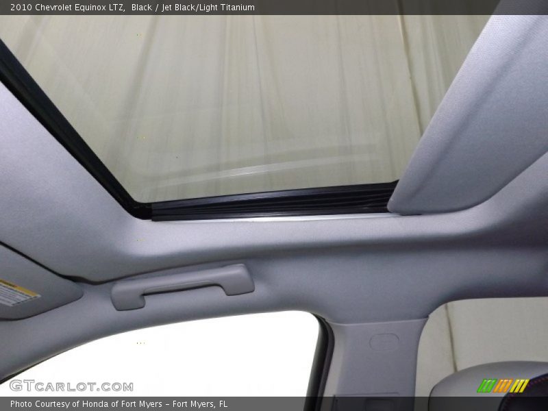 Black / Jet Black/Light Titanium 2010 Chevrolet Equinox LTZ