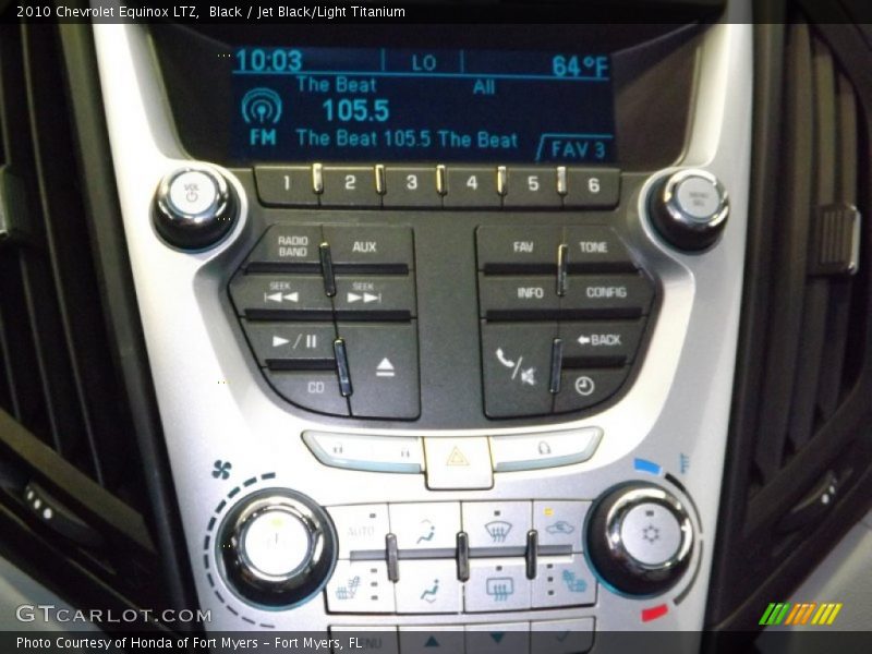 Black / Jet Black/Light Titanium 2010 Chevrolet Equinox LTZ