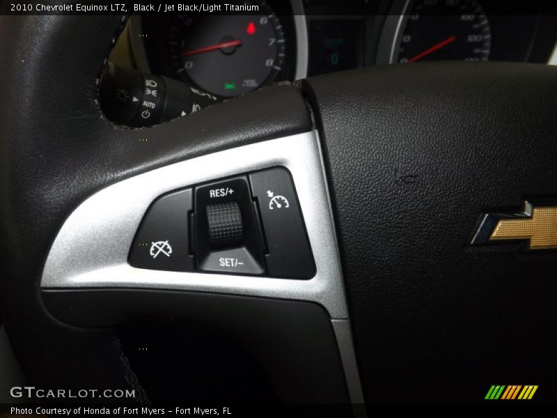 Black / Jet Black/Light Titanium 2010 Chevrolet Equinox LTZ