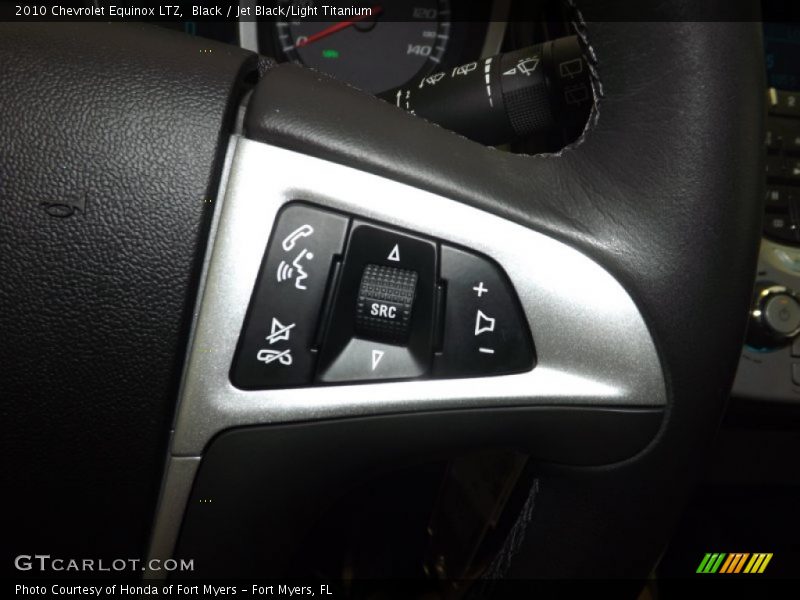 Black / Jet Black/Light Titanium 2010 Chevrolet Equinox LTZ