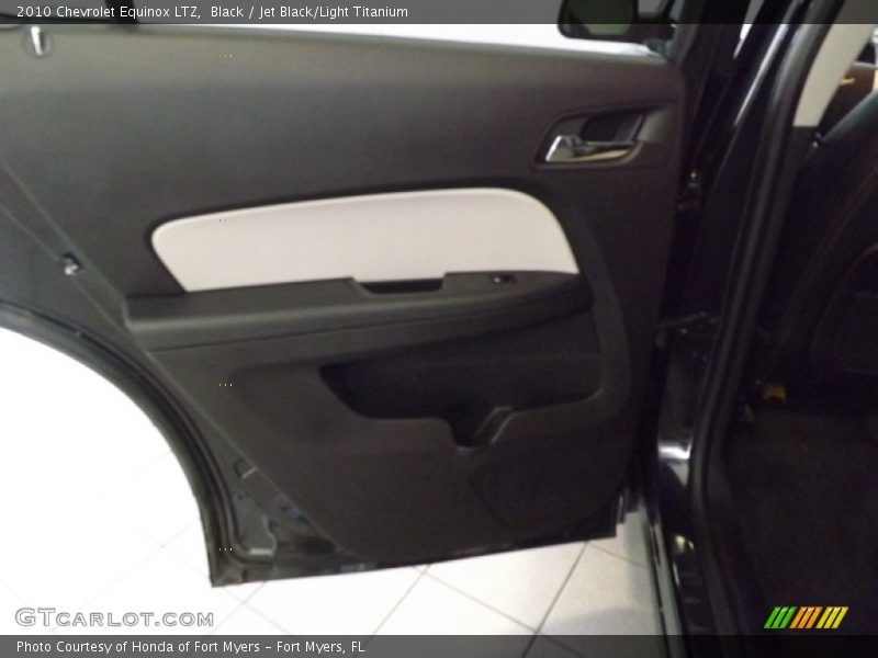 Black / Jet Black/Light Titanium 2010 Chevrolet Equinox LTZ