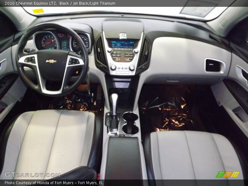 Black / Jet Black/Light Titanium 2010 Chevrolet Equinox LTZ