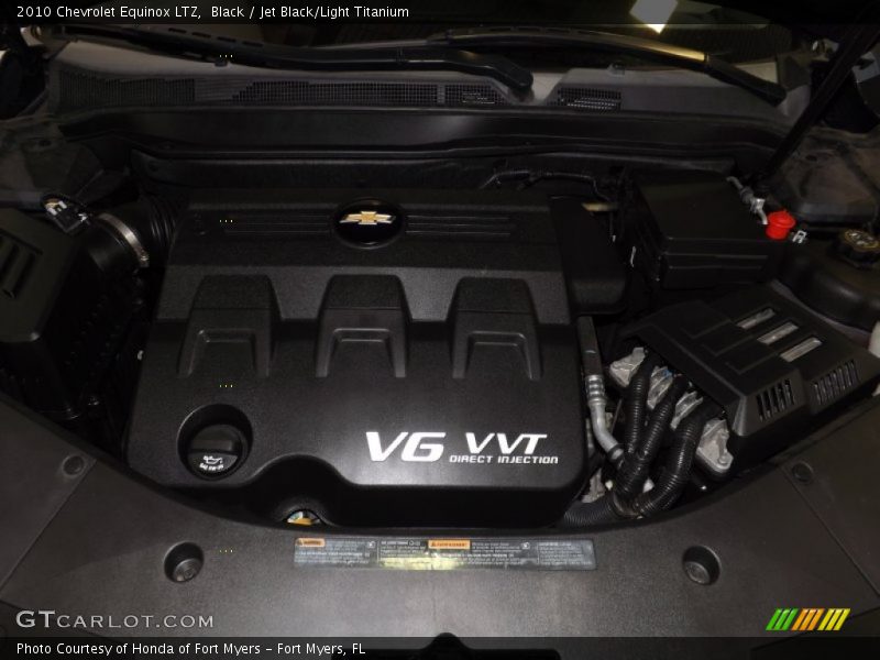 Black / Jet Black/Light Titanium 2010 Chevrolet Equinox LTZ