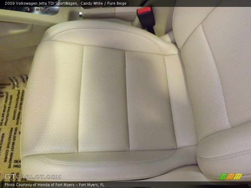 Candy White / Pure Beige 2009 Volkswagen Jetta TDI SportWagen