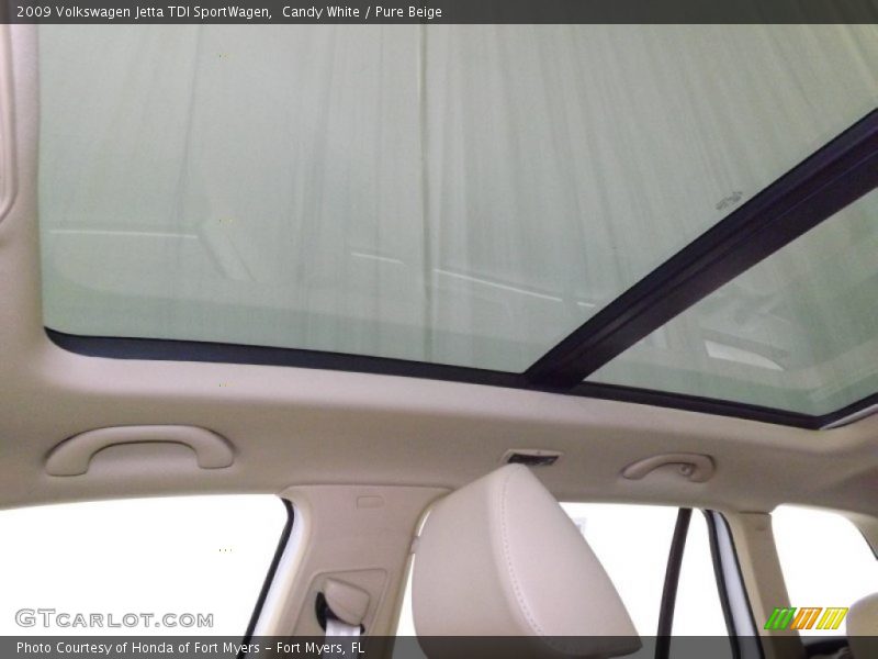 Candy White / Pure Beige 2009 Volkswagen Jetta TDI SportWagen