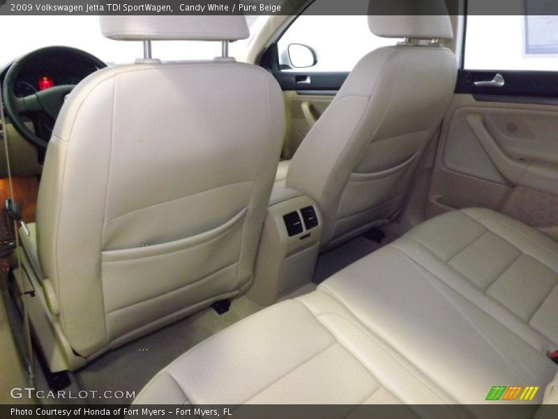 Candy White / Pure Beige 2009 Volkswagen Jetta TDI SportWagen
