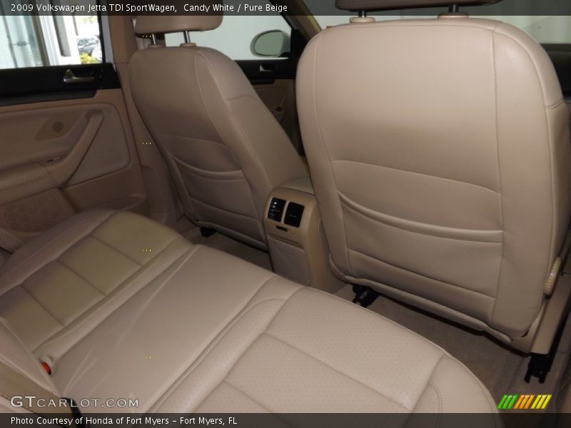 Candy White / Pure Beige 2009 Volkswagen Jetta TDI SportWagen