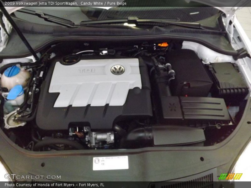 Candy White / Pure Beige 2009 Volkswagen Jetta TDI SportWagen