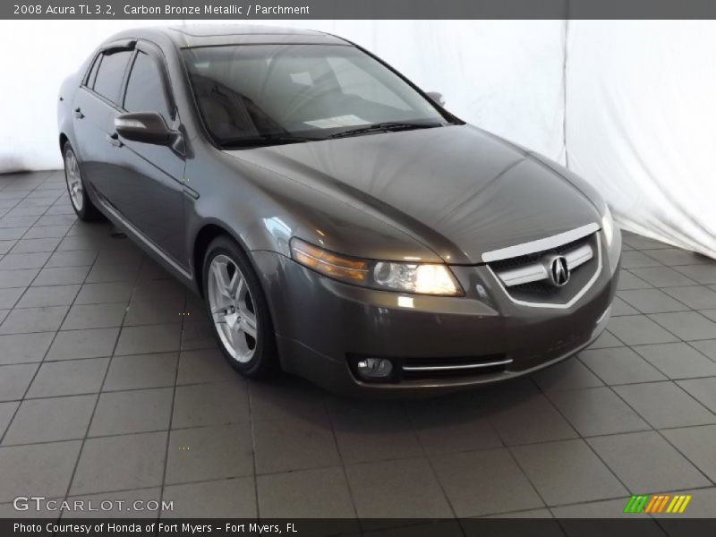 Carbon Bronze Metallic / Parchment 2008 Acura TL 3.2