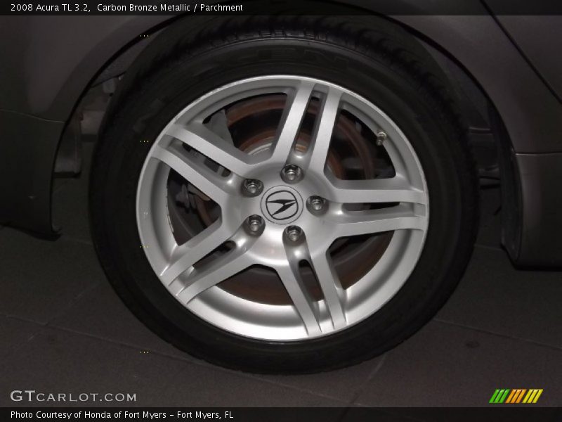 Carbon Bronze Metallic / Parchment 2008 Acura TL 3.2
