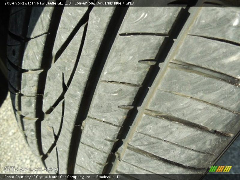 Aquarius Blue / Gray 2004 Volkswagen New Beetle GLS 1.8T Convertible