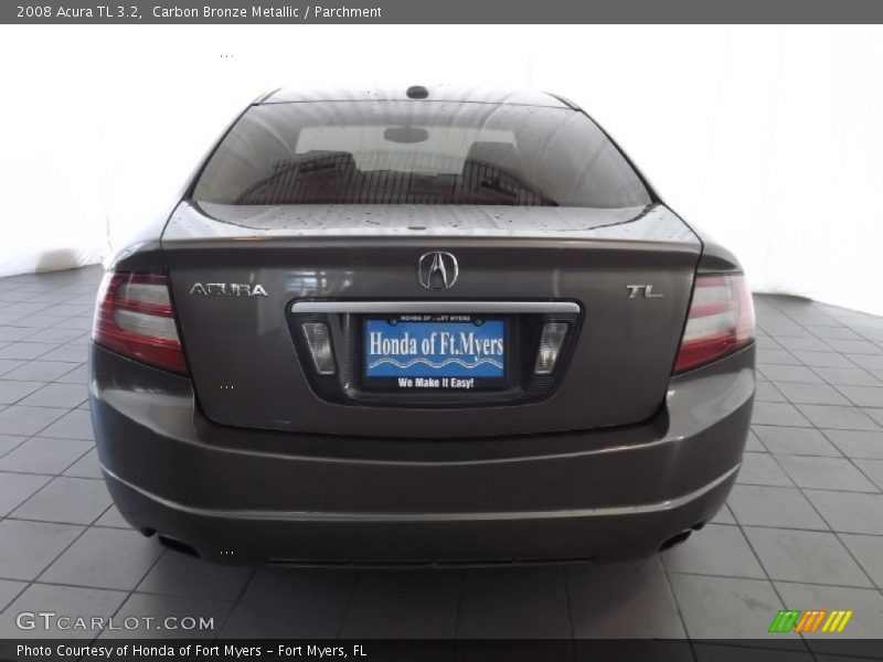 Carbon Bronze Metallic / Parchment 2008 Acura TL 3.2