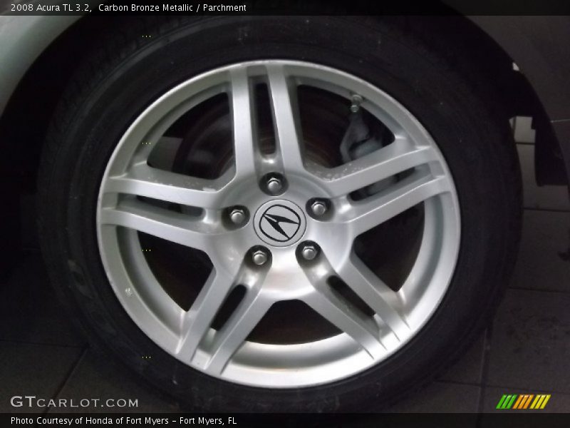 Carbon Bronze Metallic / Parchment 2008 Acura TL 3.2